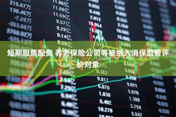 短期股票配资 养老保险公司等被纳入消保监管评价对象