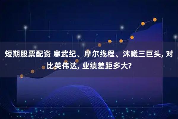 短期股票配资 寒武纪、摩尔线程、沐曦三巨头, 对比英伟达, 业绩差距多大?